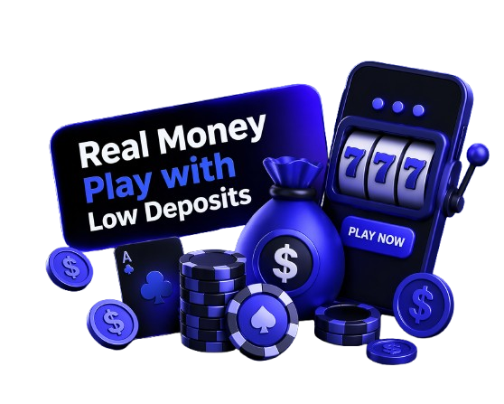 Real money play with low deposits