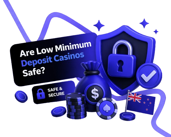 Are low minimum deposit casinos safe